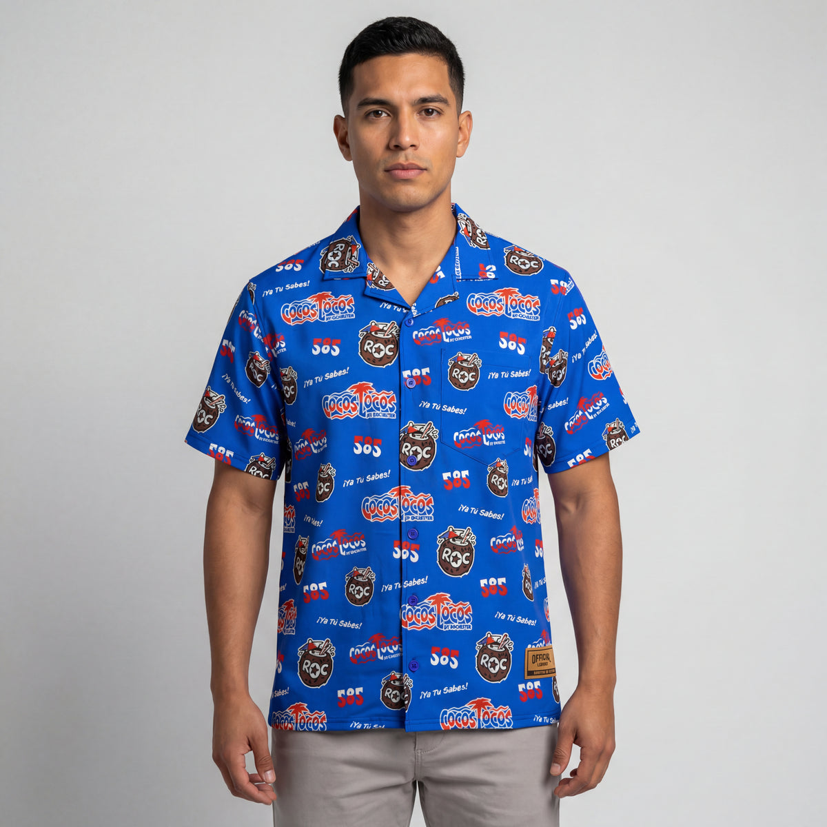 Official League Cocos Locos Hawaiian Tee – Rochester Red Wings