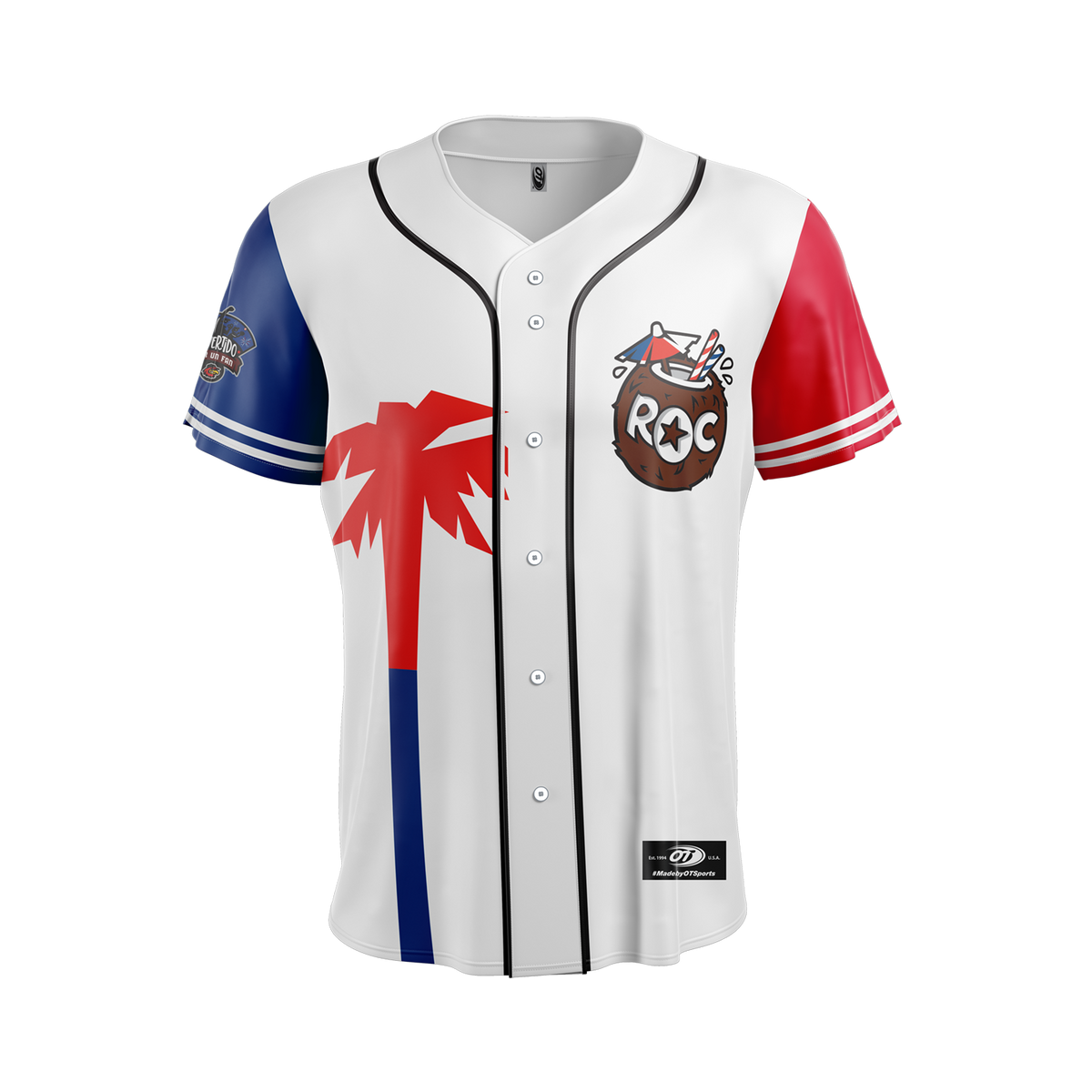 Cocos Locos de Rochester White Replica Jersey – Rochester Red