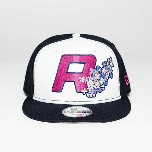 帽子 see see 9fifty new era cap New Era 9FIFTY Lilac White Navy Cap – Rochester Red Wings Official