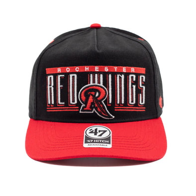 Rochester Red Wings '47 Red and Black Snapback