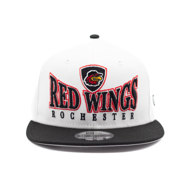 Rochester Red Wings New Era Vintage White Snapback Cap