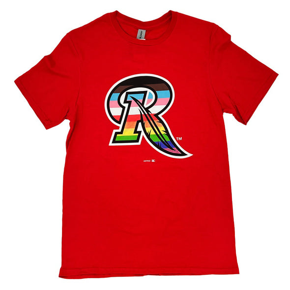 Rochester Red Wings Pride Red Feather R T-Shirt