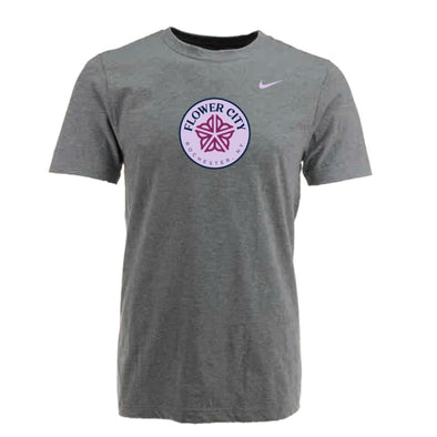 Rochester Red Wings ROC the Lilac Gray Flower City T-Shirt
