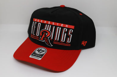 Rochester Red Wings '47 Red and Black Snapback