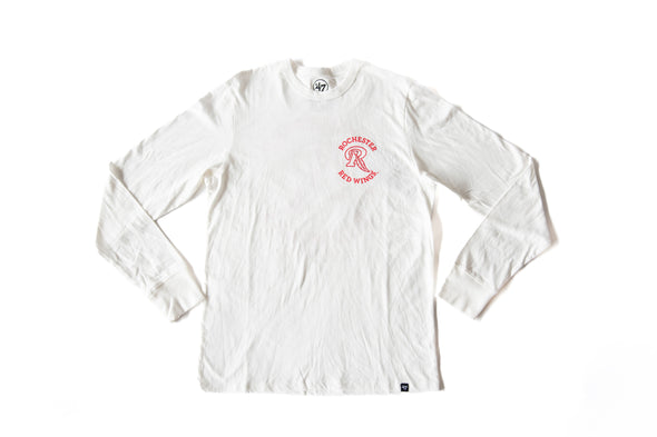 Rochester Red Wings '47 White Long Sleeve T-Shirt