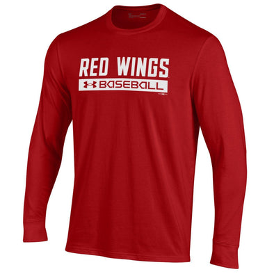 Rochester Red Wings Under Armour Red Long Sleeve Tee