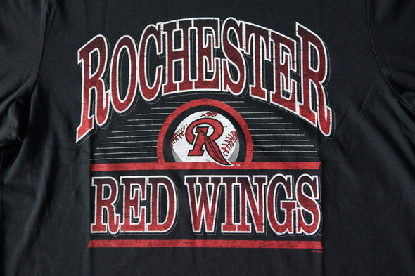 Rochester Red Wings '47 Black Retro Long Sleeve
