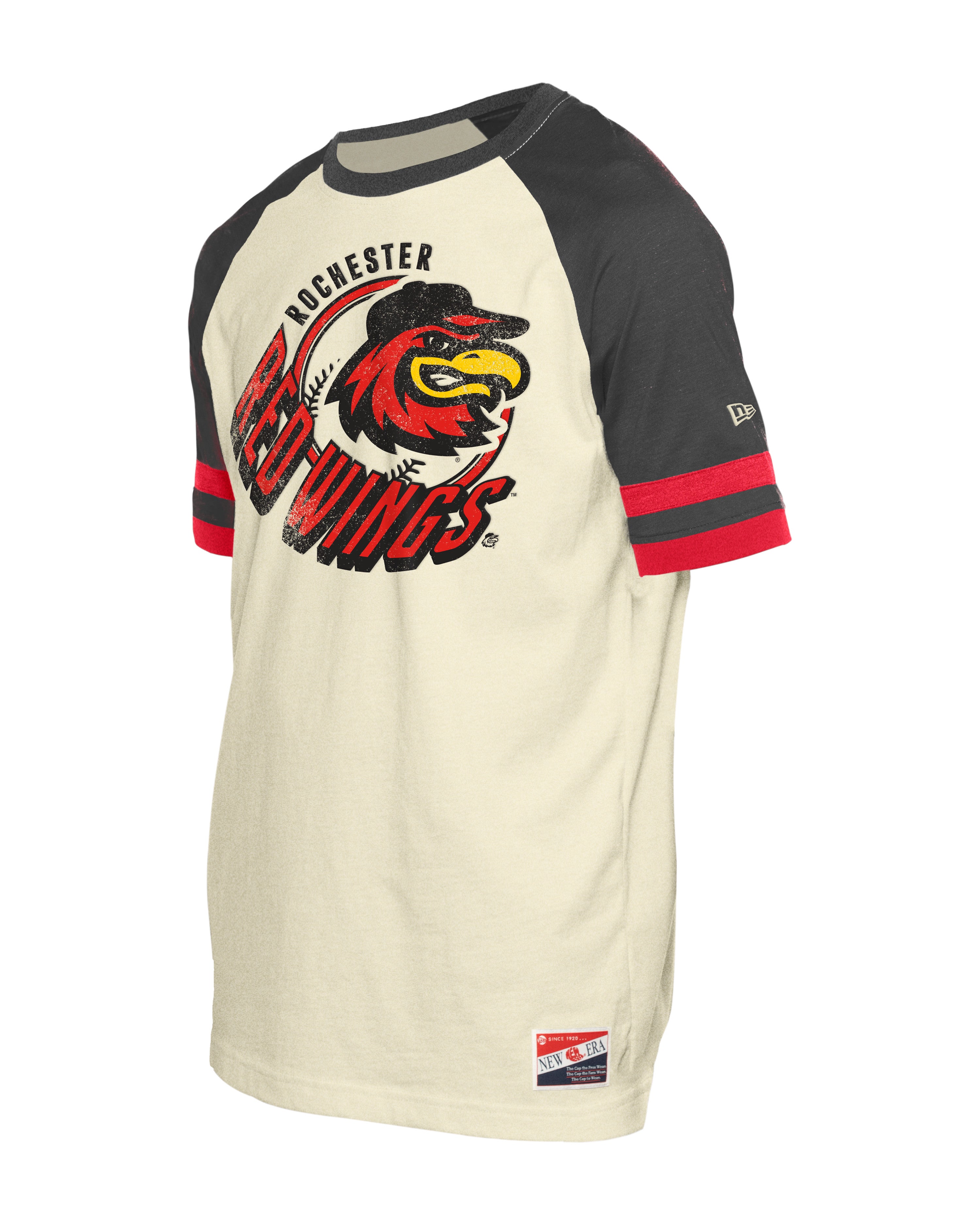 Rochester Red Wings New Era Raglan Tee - Main Image