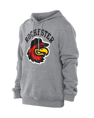 Rochester Red Wings New Era Gray Hoodie