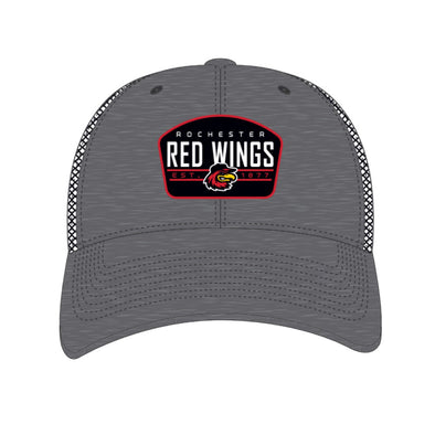 Rochester Red Wings Dark Gray Trucker Cap