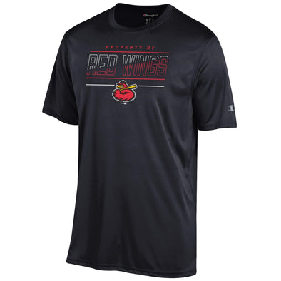 Rochester Red Wings Champion Black Athletic T-Shirt