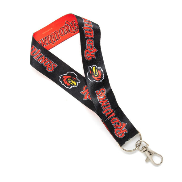 Rochester Red Wings Red and Black Key Strap