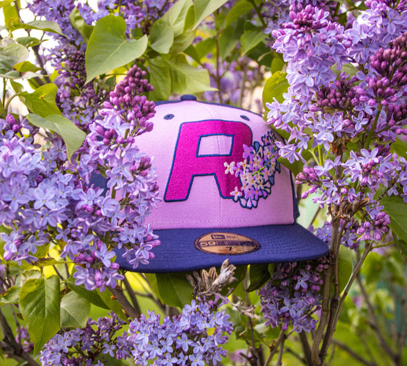 Rochester Red Wings ROC the Lilac 5950 Fitted Cap