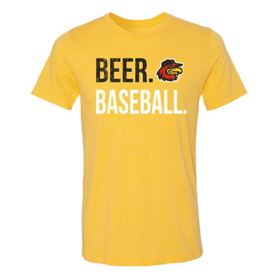 Rochester Red Wings Yellow Beer. Baseball. T-Shirt