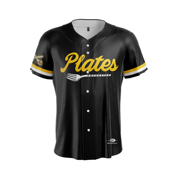 Rochester Plates Black Replica Jersey