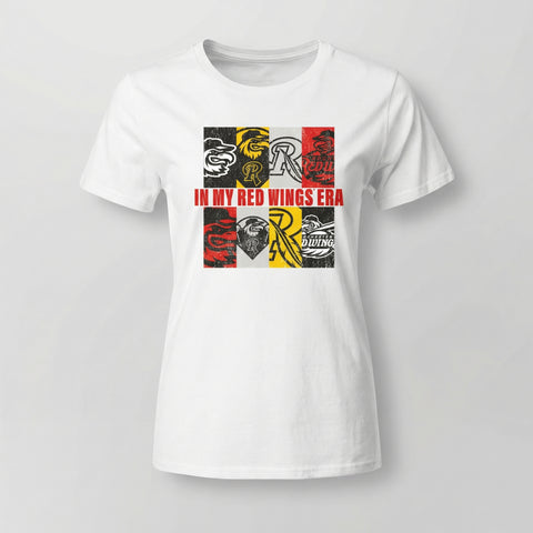 108 Stitches Womens Red Wings Era Tee