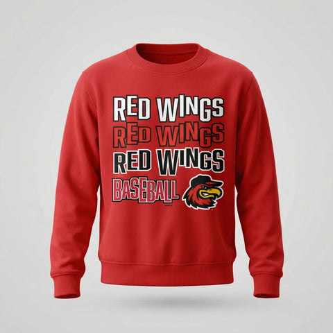 Youth Red Crewneck Sweatshirt