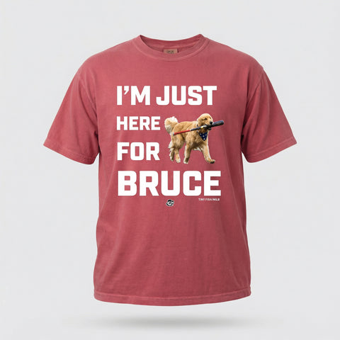 Bruce the Bat Dog Im Just Here Tee