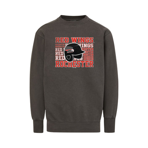 Rochester Red Wings Retro Gray Crew