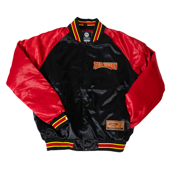 Official League 90s Satin Jacket – Rochester Red Wings Official Store