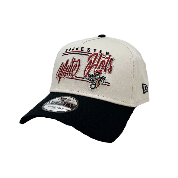 Rochester White Hots Stone A-Frame Cap