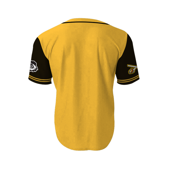 Rochester Plates Black and Yellow Alternate Jersey