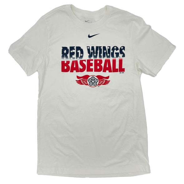 Rochester Red Wings Nike 4th of July White Cotton T-Shirt