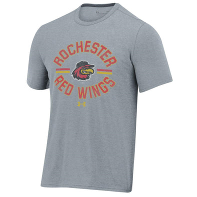 Rochester Red Wings Under Armour Gray Cotton Tee