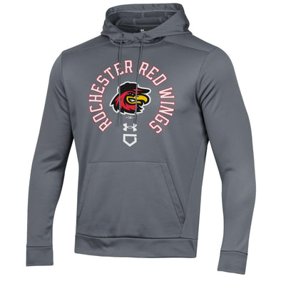 Rochester Red Wings Under Armour Gray Tech Hoodie