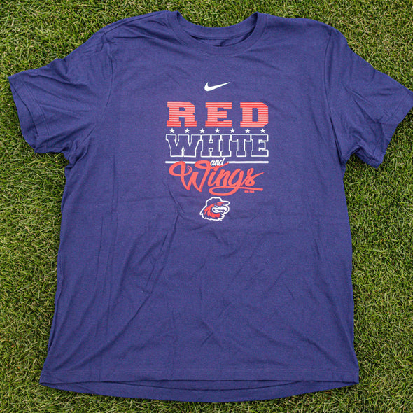 Rochester Red Wings 4th of July Navy Cotton T-Shirt