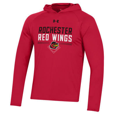 Rochester Red Wings Under Armour Red T-Shirt Hoodie