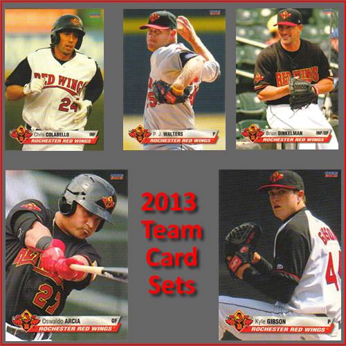 Rochester Red Wings 2013 Team Baseball Card Set