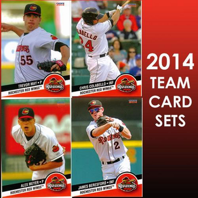 Rochester Red Wings 2014 Team Baseball Card Set