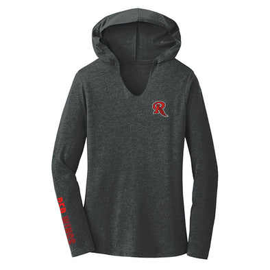 Rochester Red Wings Womens Long Sleeve Tee with Hood